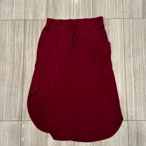 Sozy Camila Midi Skirt - Maroon